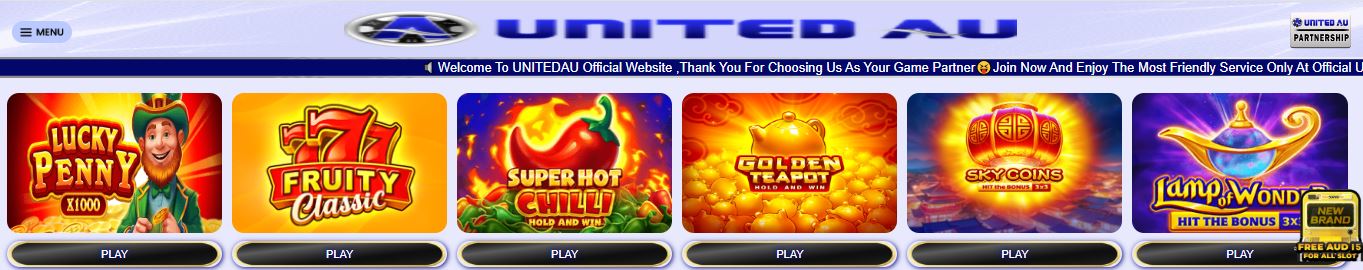 Play Lucky Penny Fruity Classic slots at UnitedAU